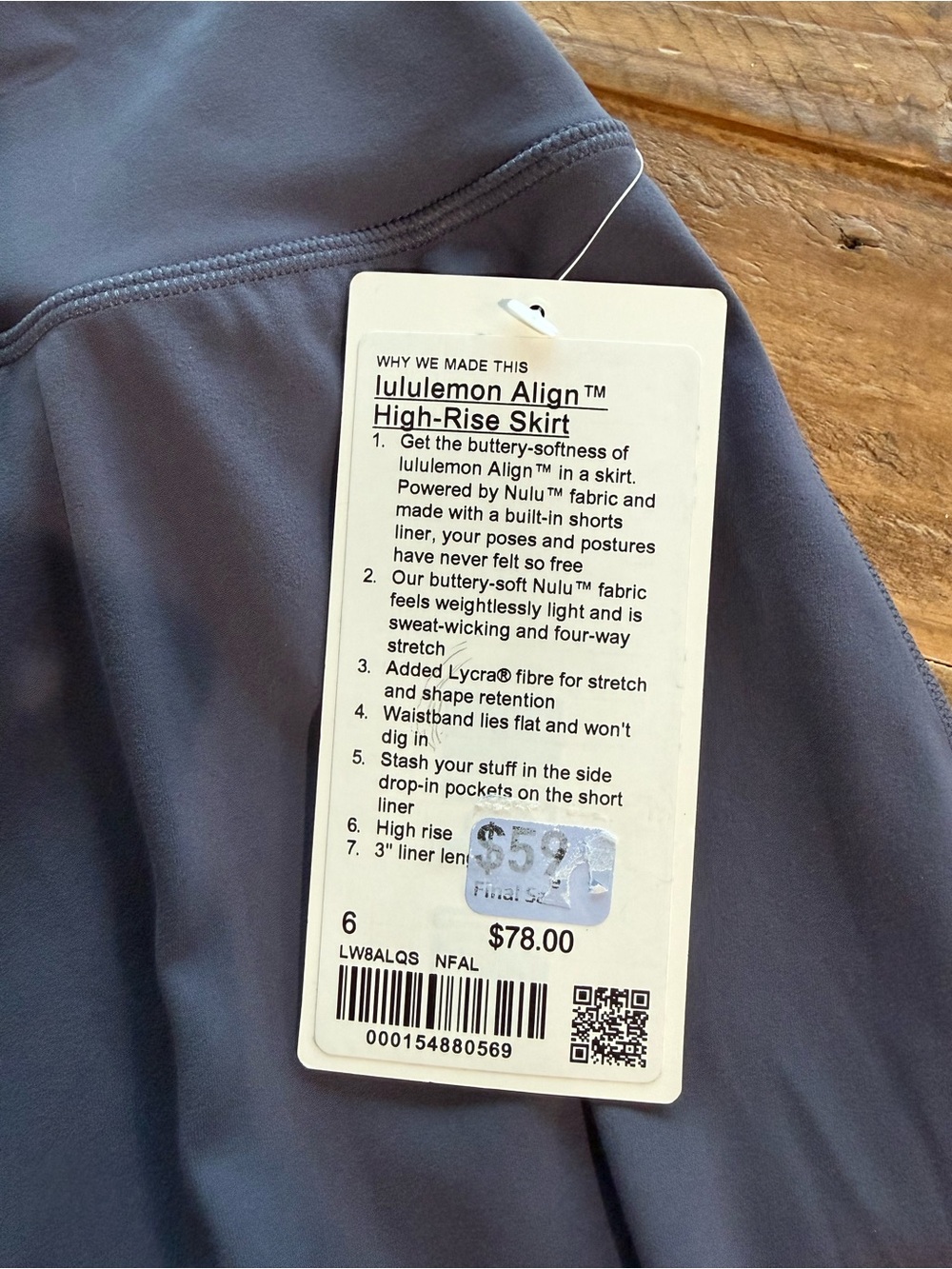 SOLD on another site
lululemon athletica Align High-Rise Skirt - Picture 1 of 4